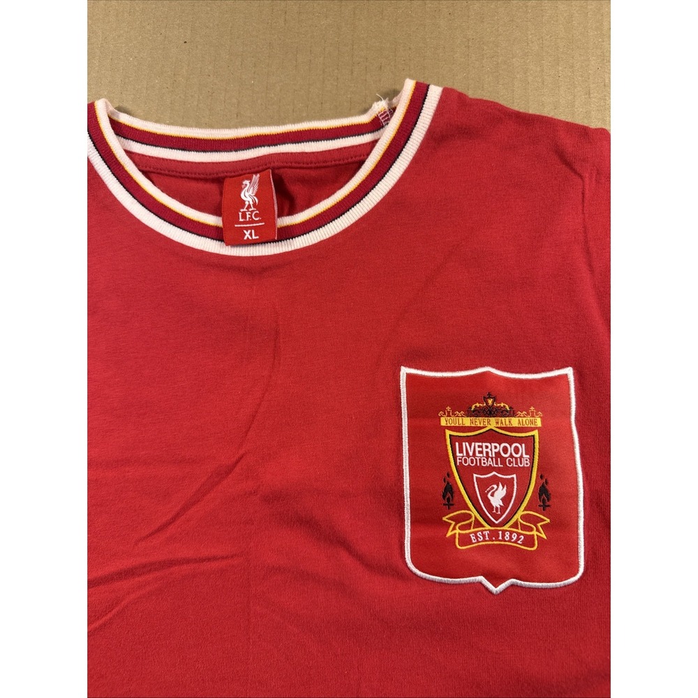Vintage Liverpool FC Officially Licensed tee shirt, Size XL, Red